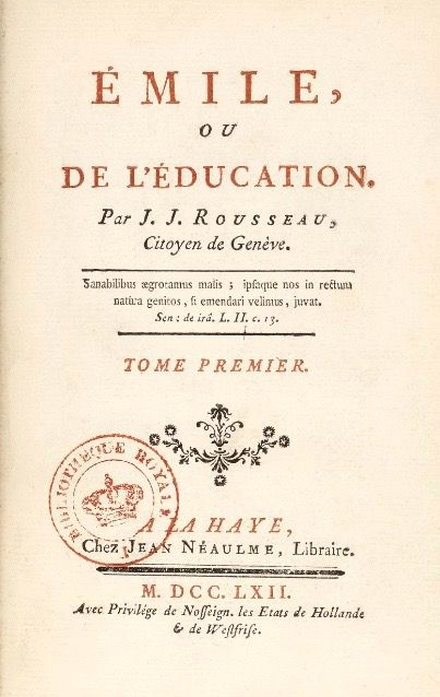Émile ou de l’éducation, 1762