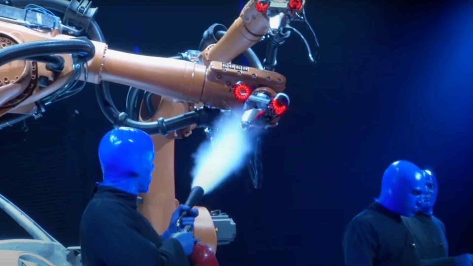 Blue Man Group and KUKA Industrial Robots for Factory Automation on YouTube