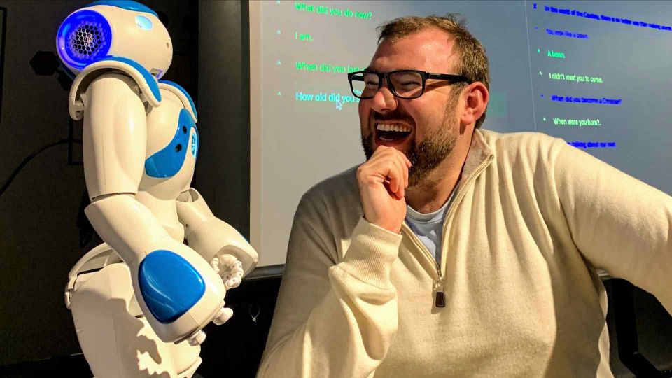 Slide from The Future of &lsquo;Live&rsquo; Theatre
