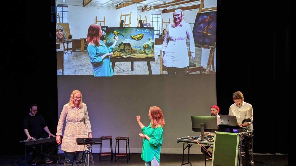 Performance of Rosetta Code using VQGAN+CLIP (2021) by Improbotics
